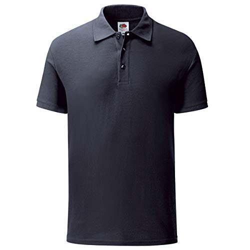 Fruit of the Loom 65/35 Tailored Fit Polo-Shirt Herren, Größe:M, Farbe:deep Navy von Fruit of the Loom