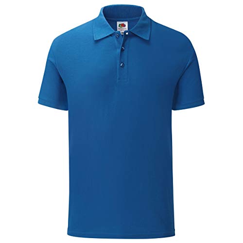 Fruit of the Loom 65/35 Tailored Fit Polo-Shirt Herren, Größe:M, Farbe:royal von Fruit of the Loom