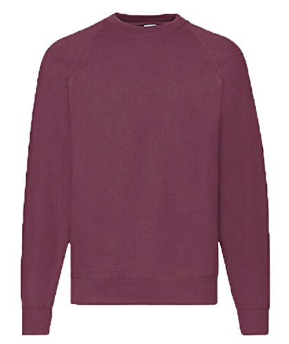 Fruit of the Loom Herren Sweatshirts M L XL XXL 3XL 4XL auch Sets M L XL XXL 3XL 4XL auch Sets(XXL, Burgund) von Fruit of the Loom