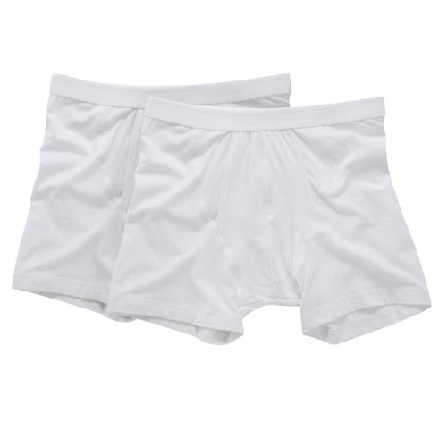 Fruit of the Loom Boxer Short 2 Pack 172162 Herren Unterwäsche/ Sets, Gr. 46 (S), Weiß (30 ) von Fruit of the Loom