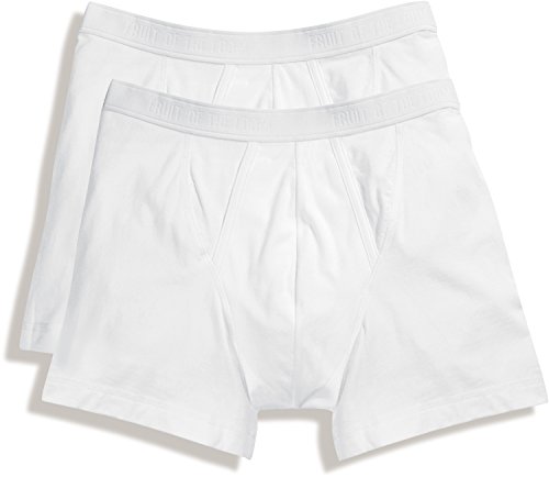 Fruit of the Loom - Classic Boxer 2er Pack Farbe weiss Größe XL von Fruit of the Loom