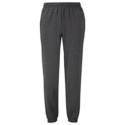 Fruit of the Loom Herren Jog Pants Freizeithose, Dunkelgrau meliert, XL von Fruit of the Loom