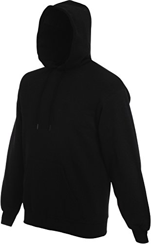 Fruit of the Loom Classic Hooded Sweat 62-208-0 Schwarz 36 - S von Fruit of the Loom