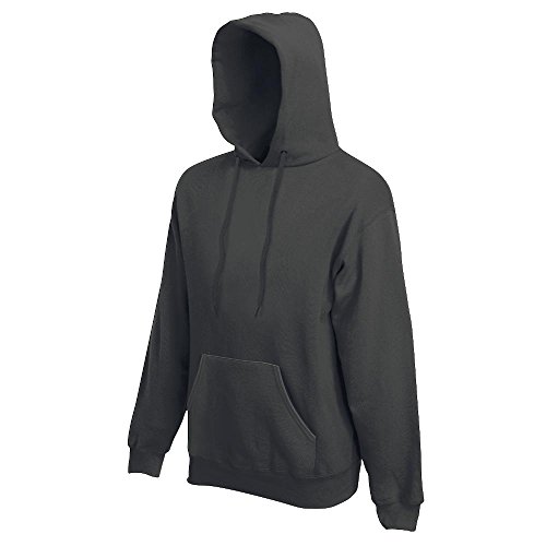 Fruit of the Loom Classic Hooded Sweat - Farbe: Light Graphite - Größe: L von Fruit of the Loom
