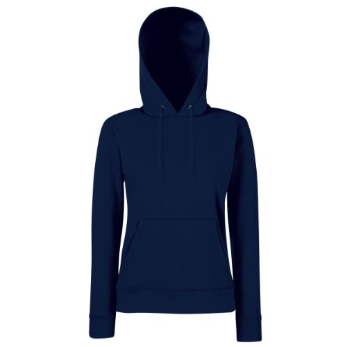 Fruit of The Loom Classic Hooded Sweat Lady-Fit - Farbe: Deep Navy - Größe: XL von Fruit of the Loom