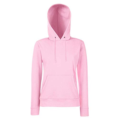 Fruit of The Loom Classic Hooded Sweat Lady-Fit - Farbe: Fuchsia - Größe: XS von Fruit of the Loom