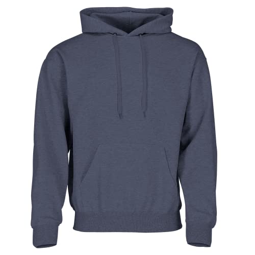 Fruit of the Loom Classic Hooded Sweat Unisex Kapuzenpullover NEU, Farbe:Vintage Navy meliert, Größe:2XL von Fruit of the Loom