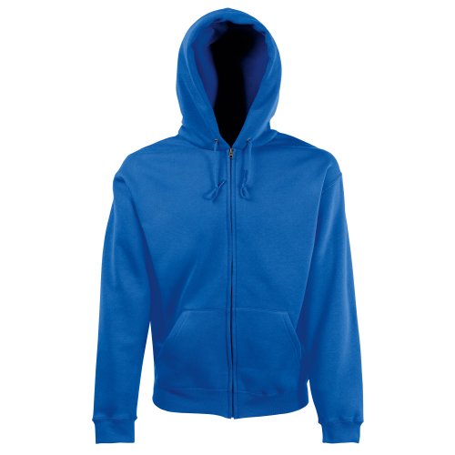 Fruit of the Loom Classic Hooded Sweatjacke - Farbe: Royal - Größe: M von Fruit of the Loom