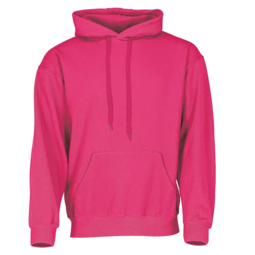 Fruit of the Loom Classic Kapuzen-Sweat + GRATIS MyShirt Stoffbeutel, Farbe:Fuchsia + GRATIS MyShirt Stoffbeutel, Größe:L von Fruit of the Loom
