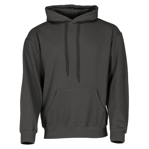 Fruit of the Loom Classic Kapuzen-Sweat + GRATIS MyShirt Stoffbeutel, Farbe:Graphit + GRATIS MyShirt Stoffbeutel, Größe:L von Fruit of the Loom