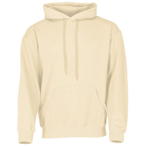 Fruit of the Loom Classic Kapuzen-Sweat + GRATIS MyShirt Stoffbeutel, Farbe:Natur + GRATIS MyShirt Stoffbeutel, Größe:S von Fruit of the Loom