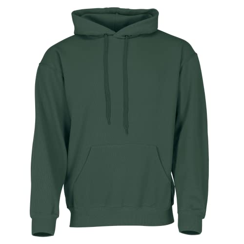 Fruit of the Loom Classic Kapuzen-Sweat + GRATIS MyShirt Stoffbeutel, Farbe:flaschengrün + GRATIS MyShirt Stoffbeutel, Größe:3XL von Fruit of the Loom
