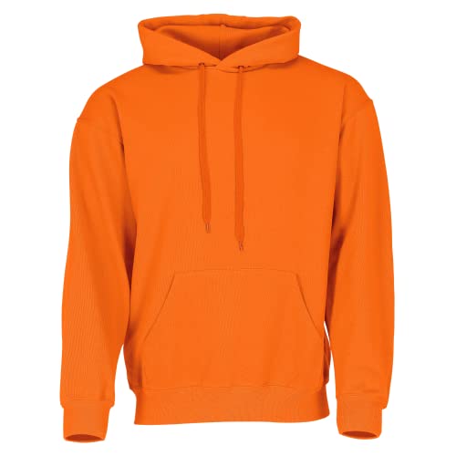Fruit of the Loom Classic Kapuzen-Sweat + GRATIS MyShirt Stoffbeutel, Farbe:orange + GRATIS MyShirt Stoffbeutel, Größe:M von Fruit of the Loom