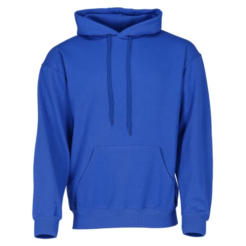 Fruit of the Loom Classic Kapuzen-Sweat + GRATIS MyShirt Stoffbeutel, Farbe:royal + GRATIS MyShirt Stoffbeutel, Größe:M von Fruit of the Loom
