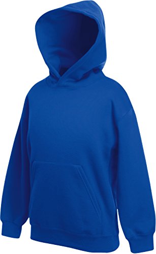 Fruit of the Loom - Classic Kinder Kapuzen-Sweatshirt 'Kids Hooded Sweat' 164,Royal von Fruit of the Loom