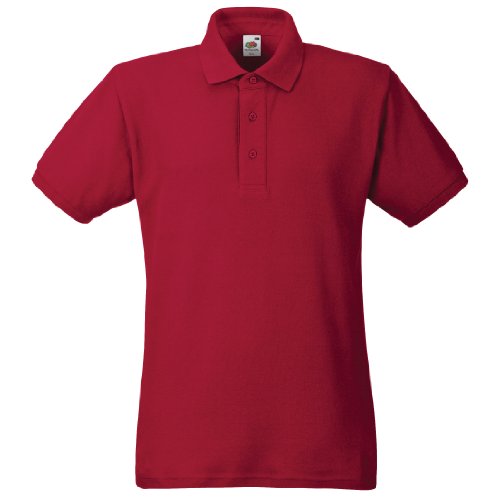 Fruit of the Loom Classic Poloshirt 3XL,Rot - Brick Red Fruit of the Loom Classic Poloshirt 3XL,Rot - Brick Red von Fruit of the Loom