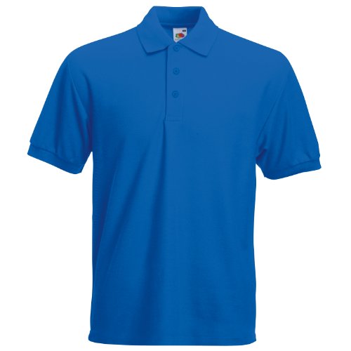 Fruit of the Loom Classic Poloshirt Royal,M von Fruit of the Loom