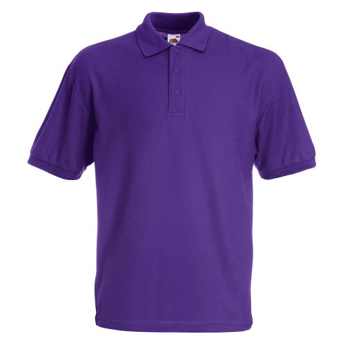 Fruit of the Loom Classic Poloshirt Violett,XXL von Fruit of the Loom