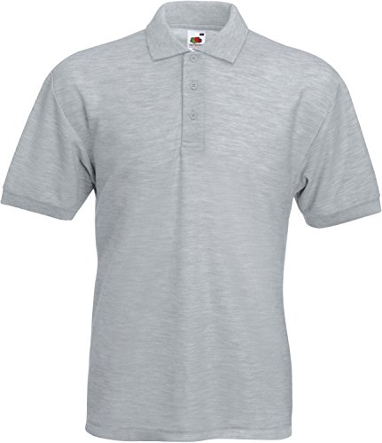 Fruit of The Loom Classic Poloshirt Graumeliert,XXL von Fruit of the Loom