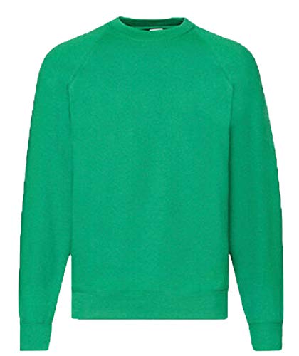Fruit of the Loom Classic Raglan Sweat, Farbe:maigrün + GRATIS MyShirt Stoffbeutel, Größe:L Fruit of the Loom Classic Raglan Sweat, Farbe:maigrün + GRATIS MyShirt Stoffbeutel, Größe:L von Fruit of the Loom