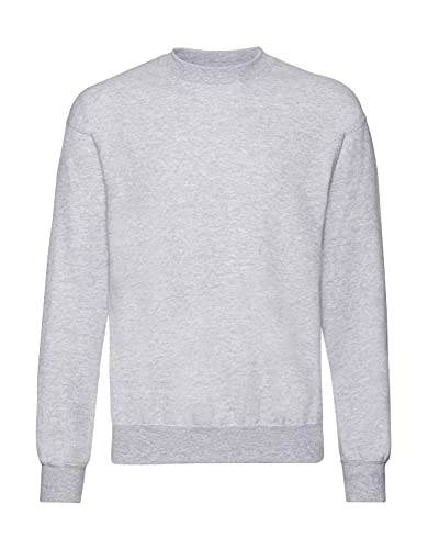 Fruit of the Loom Classic Set-In Sweat, Farbe:Graumeliert, Größe:L von Fruit of the Loom