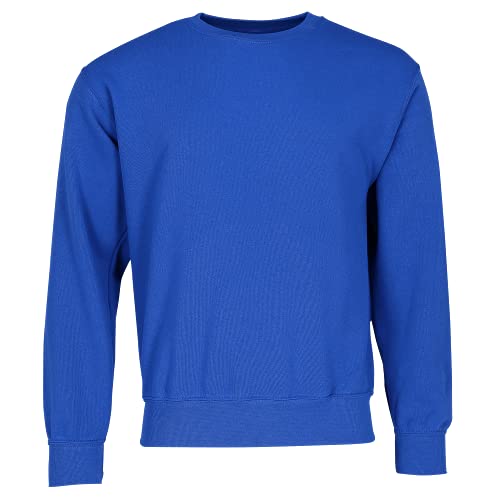 Fruit of the Loom Classic Set-In Sweat + GRATIS MyShirt Stoffbeutel, Farbe:royal + GRATIS MyShirt Stoffbeutel, Größe:L von Fruit of the Loom