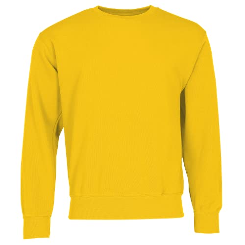 Fruit of the Loom Classic Set-In Sweat + GRATIS MyShirt Stoffbeutel, Farbe:sonnenblumengelb + GRATIS MyShirt Stoffbeutel, Größe:3XL von Fruit of the Loom