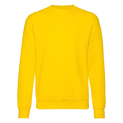 Fruit of the Loom Classic Set-In Sweat - Farbe: Sunflower - Größe: XL von Fruit of the Loom