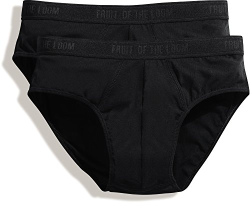 Fruit of The Loom - Classic Sport Slips 2er Pack / Black/Black, XL XL,Black/Black von Fruit of the Loom