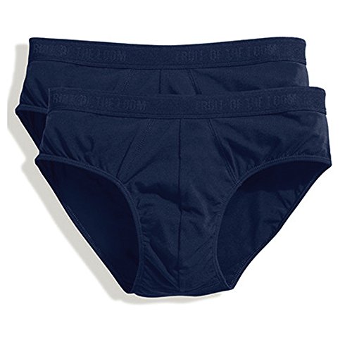 Fruit of the Loom Herren Classic Sport 2er Pack Boxershorts, Blickdicht, Dunkelblau, M von Fruit of the Loom