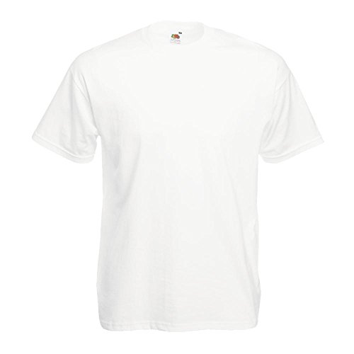 Fruit of the Loom - Classic T-Shirt 'Value Weight auch Farbsets S M L XL XXL 3XL 4XL 5XL 'Value Weight' 5X-Large,White von Fruit of the Loom