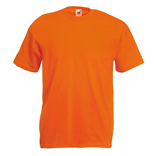 Fruit of the Loom - Classic T-Shirt 'Value Weight' L,Orange von Fruit of the Loom