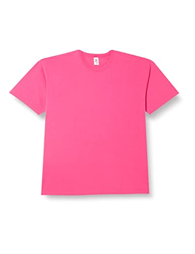 Fruit of the Loom - Classic T-Shirt 'Value Weight' M,Fuchsia von Fruit of the Loom