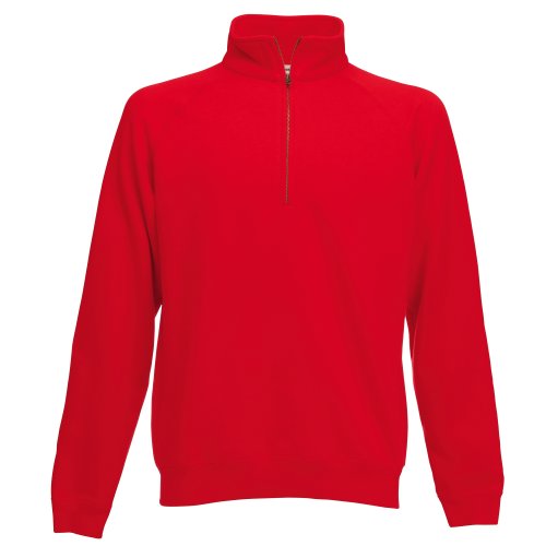 Fruit of the Loom Classic 80/20 Zip Neck Sweatshirt von Fruit of the Loom