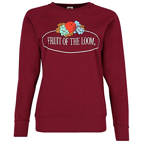 Fruit of the Loom Damen 012146 Sweatshirt, Rot (Burgund 41), XX-Large von Fruit of the Loom
