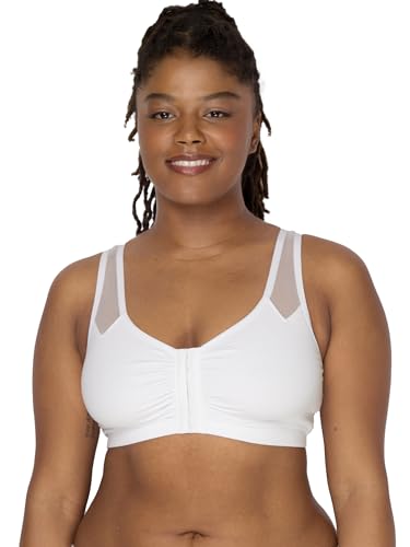 Fruit of the Loom Damen Comfort Front Close Bra with Mesh Straps Sport-BH, Undurchsichtige, Weiss/opulenter Garten, 90 Fruit of the Loom Damen Comfort Front Close Bra with Mesh Straps Sport-BH, Undurchsichtige, Weiss/opulenter Garten, 90 von Fruit of the Loom