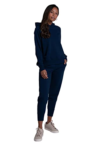 Fruit of the Loom Women's Crafted Comfort Fleece Sweatshirts, Hoodies & Sweatpants, Super Soft Cotton Blend, Sweatpants-Navy Nights von Fruit of the Loom