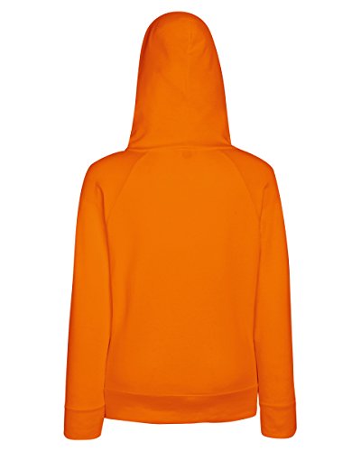 Fruit of the Loom Damen Hoodie SS076 M, Kapuzenpullover, langärmlig Gr. XL, Orange von Fruit of the Loom