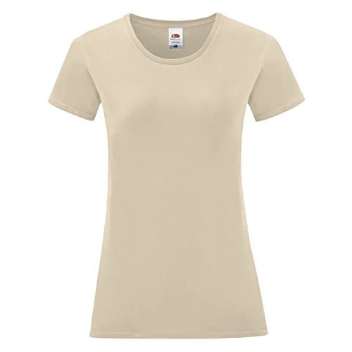 Fruit of the Loom Damen Iconic T-Shirt (2XL) (Natur) von Fruit of the Loom