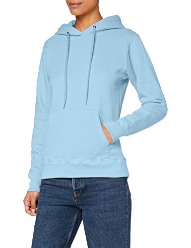 Fruit of the Loom Damen Kapuzenpullover Classic, Blau (Sky Blue) , L von Fruit of the Loom