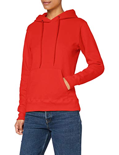 Fruit of the Loom Damen Kapuzenpullover Classic, Rot , XS von Fruit of the Loom