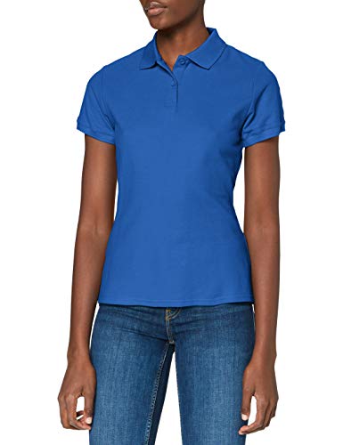 Fruit of the Loom Damen Premium Poloshirt, Blau (Königsblau), M von Fruit of the Loom