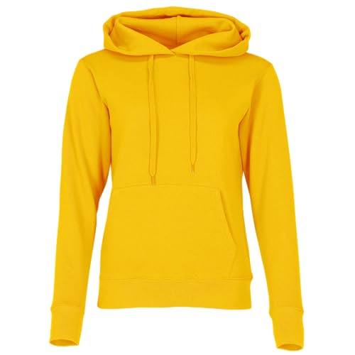 Fruit of the Loom Damen Pull-Over Classic Pullover, Größe:S, Farbe:sonnenblumengelb von Fruit of the Loom