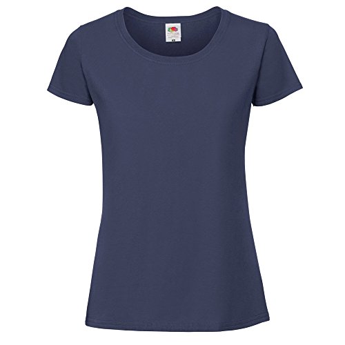 Fruit of the Loom Damen Ringspun Premium T-Shirt (M) (Ultramarin) von Fruit of the Loom