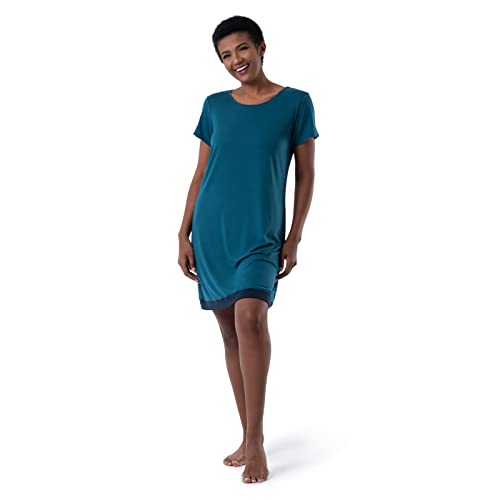 Fruit of the Loom Damen Super Soft and Breathable Sleep Shirt Nachthemd, türkis, 3X von Fruit of the Loom