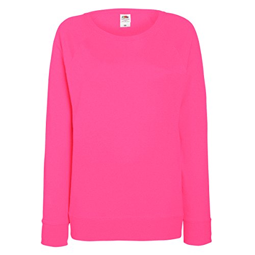 Fruit of the Loom Damen Sweatshirt Lightweight Raglan Sweat Lady-Fit von Fruit of the Loom