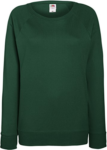 Fruit of the Loom Damen Sweatshirt Lightweight Raglan Sweat Lady-Fit von Fruit of the Loom
