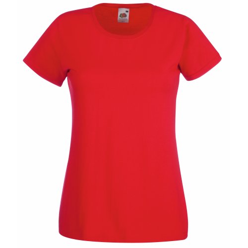 Fruit of the Loom Damen T-Shirt rot rot XX-Large von Fruit of the Loom