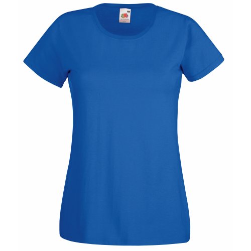 Fruit of the Loom Damen T-Shirt blau blau XX-Large von Fruit of the Loom