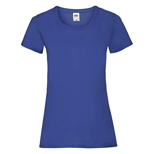 Fruit of the Loom Damen T-Shirt blau blau XX-Large von Fruit of the Loom